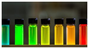 Quantum dots picture for Particle Metrix application note on analysis of 25nm functionalized QDs using F-NTA with ZetaView QUATT